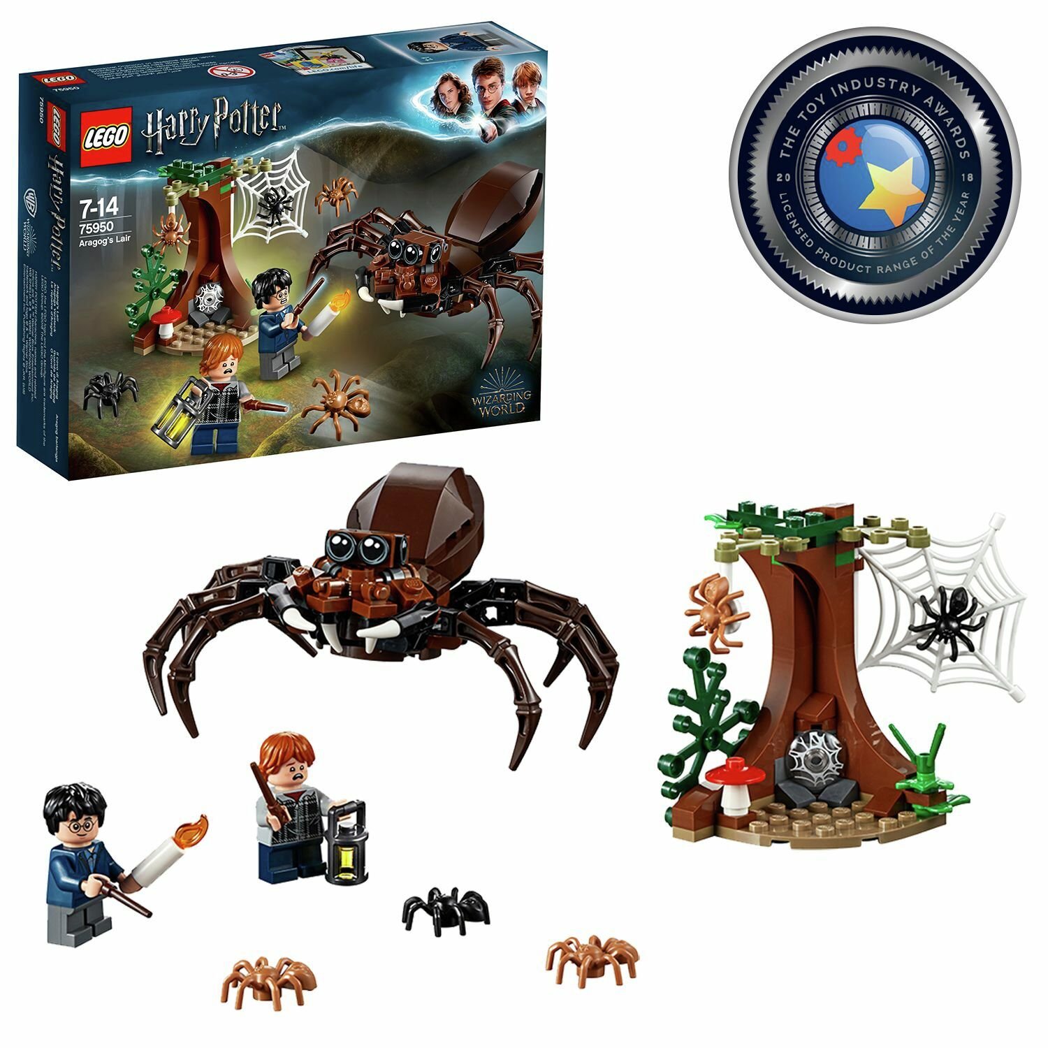 LEGO Harry Potter Aragog's Lair Wizarding Fan Gift - 75950