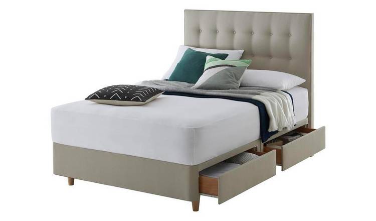 Buy Silentnight 4 Drawer Kingsize Divan Headboard Divan Beds