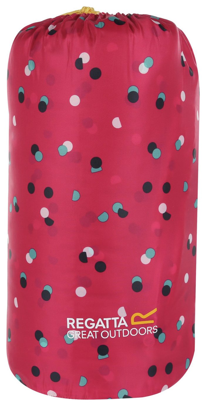 Regatta Maui Kids 300GSM Polka Dot Single Mummy Sleeping Bag Review