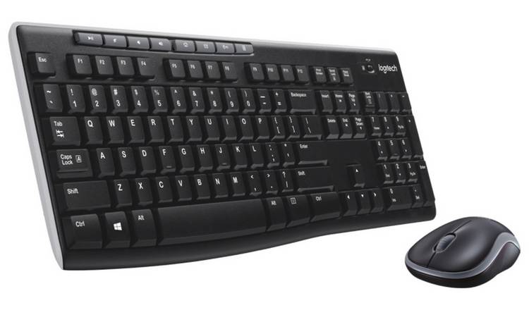 Buy Logitech Mk270 Wireless Mouse And Keyboard Pc Keyboards Argos