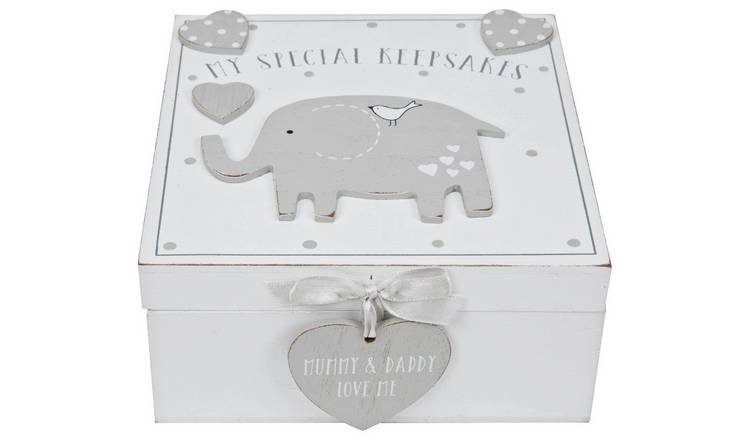 Buy Petit Cheri Baby Elephant Keepsake Box Gifts for babies Argos