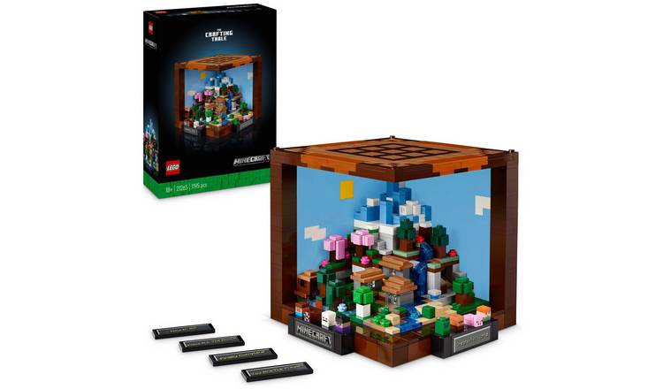 LEGO Minecraft The Crafting Table model Set for Adults 21265