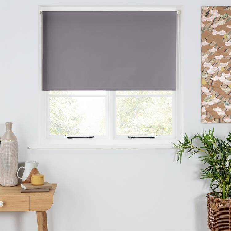 Argos Home Blackout Slate Grey Roller Blind - 60cm 0