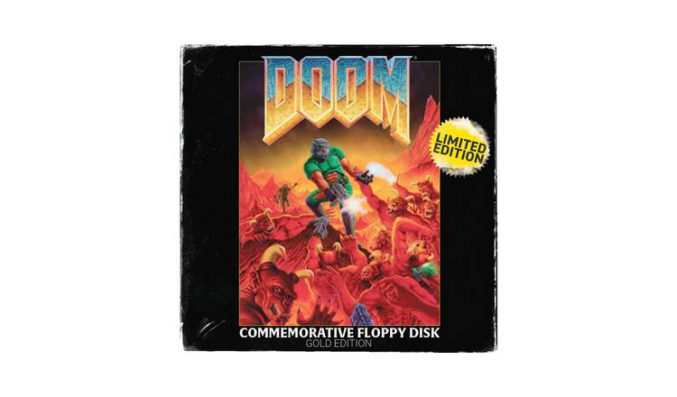 Fanattik DOOM Floppy Disk Limited Edition Imitation Gold Replica Pre-Order