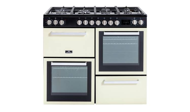 New world dual outlet fuel range cooker