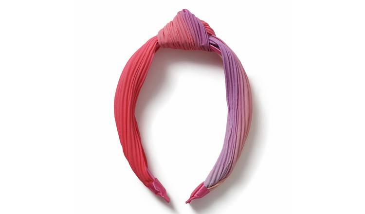 Flitzy Pink and Purple Tones Knotted Headband