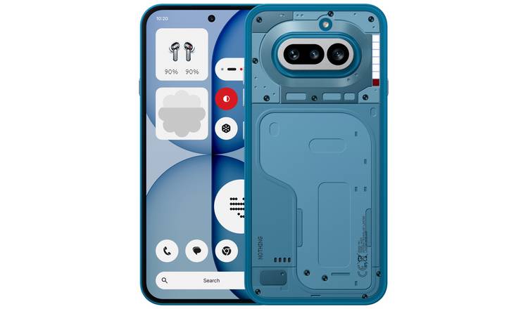 SIM Free Nothing Phone (4a) 5G 256GB AI Mobile Phone - Blue