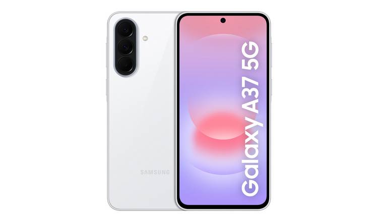 SIM Free Samsung Galaxy A37 5G 256GB AI Mobile Phone - White