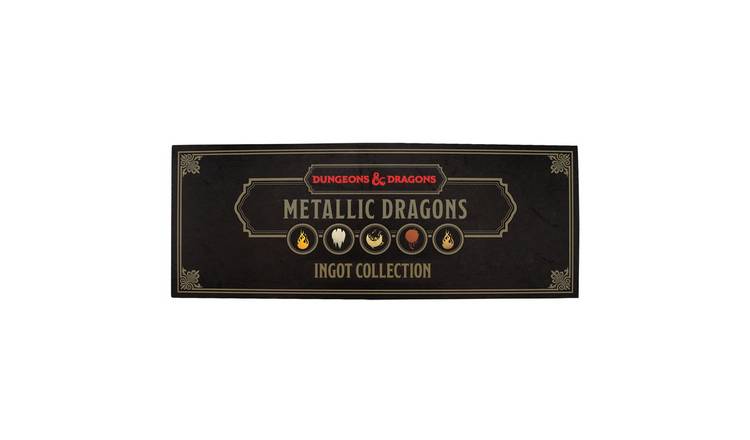 Dungeons & Dragons - Metallic Dragons 5 Piece Ingot Set Pre-Order