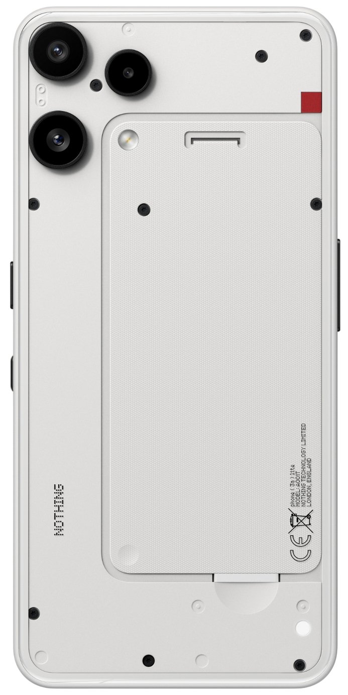 Nothing Phone (3a)ホワイト128gb SIMフリー Nothing Phone (3a) SIM-free White | EE