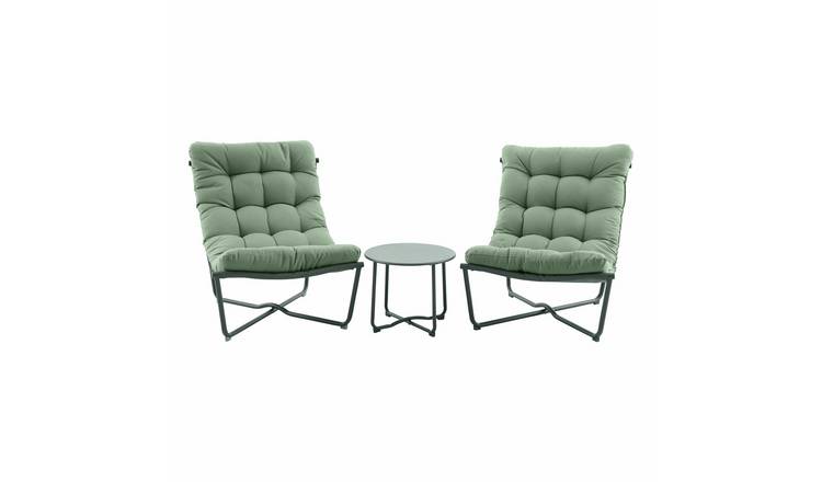 Pacific Clermont Set of 2 Outdoor Lounging Set - Moss Green