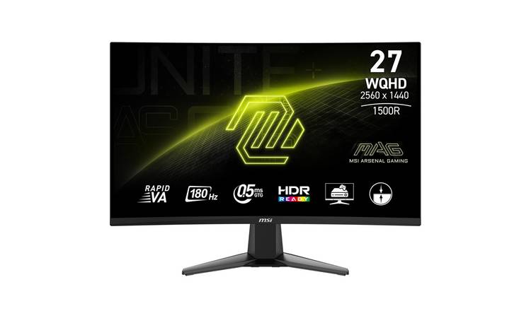 MSI MAG 27CQ6F 27 Inch 180Hz WQHD Gaming Monitor