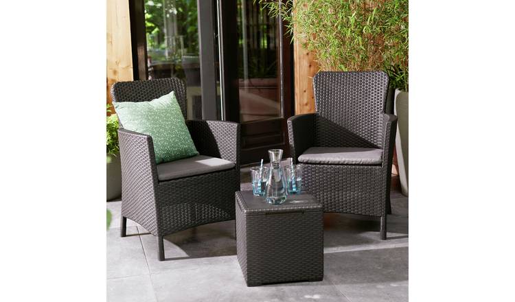 Keter Miami Balcony Set with Vigo Table