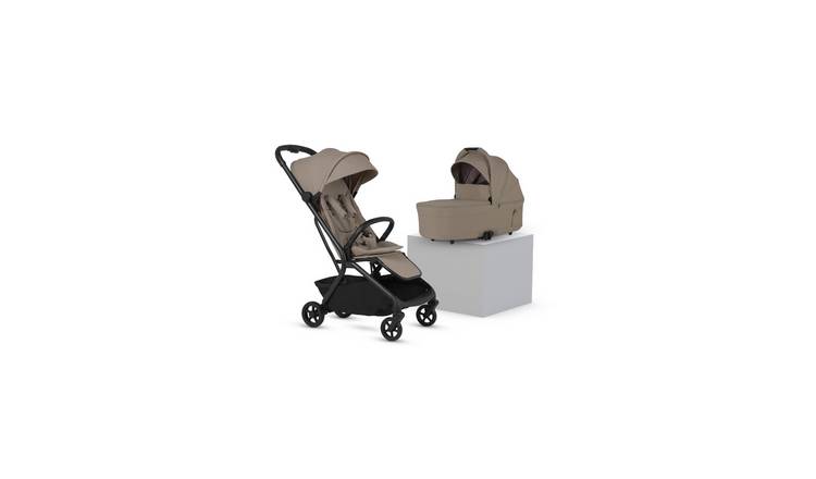 Silver Cross Nia Stroller and Carrycot - Champagne