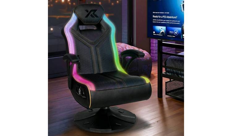 X Rocker Adrenaline RGB 2.1 Bluetooth Console Gaming Chair with LED - Black