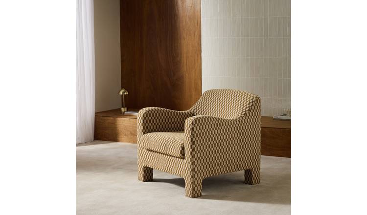 Habitat Vinny Fabric Armchair - Khaki