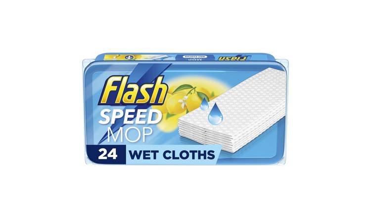 Flash Speed Mop Lemon Wet Refills - Pack of 24
