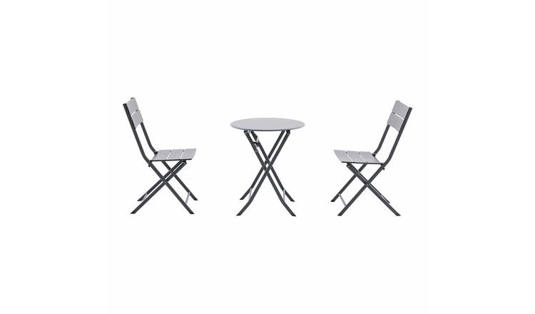 Pacific 2 Seater Rennes Outdoor Bistro Set - Anthracite