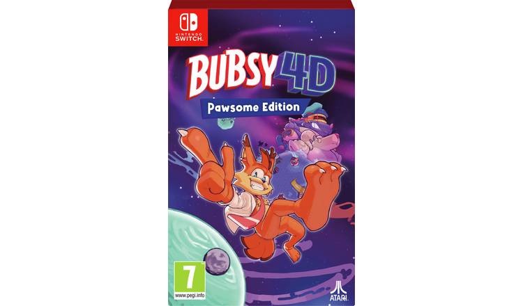 Bubsy 4D Pawsome Edition Nintendo Switch Game Pre-Order