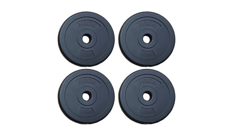 HXGN Vinyl Standard Weight Plates - 4 x 1.25kg