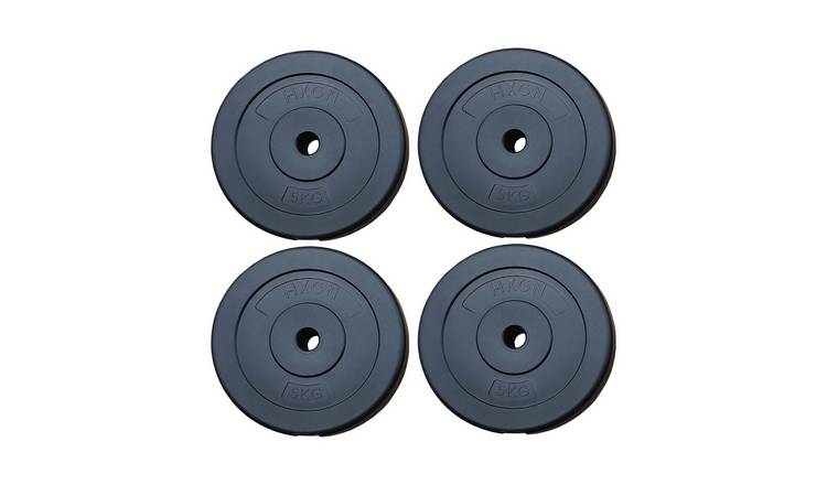 HXGN Vinyl Standard Weight Plates - 4 x 5kg