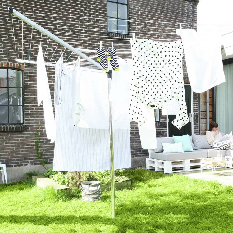 Brabantia 50m Rotary Topspinner Outdoor Airer 0