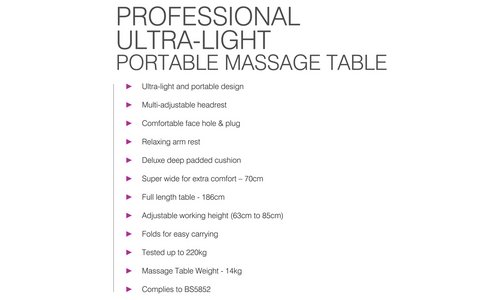 Rio Professional Massage Table