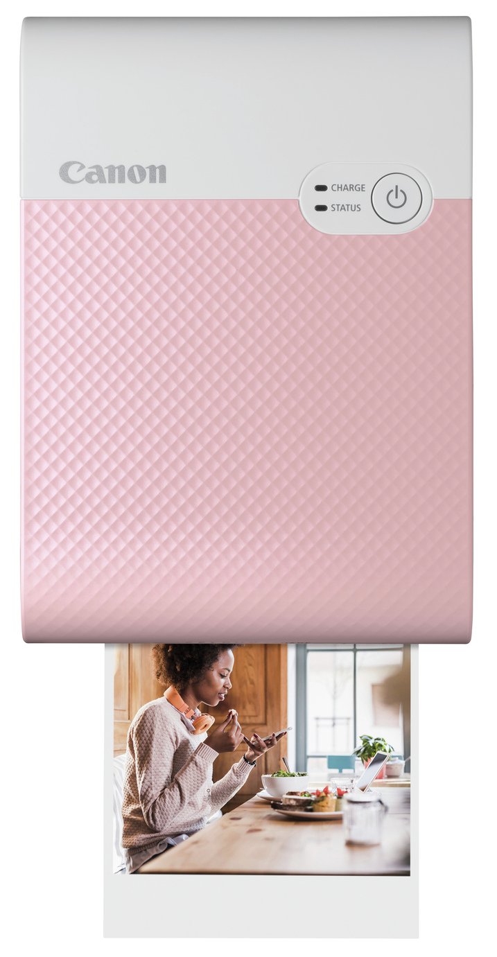 Canon Selphy Square QX10 Photo Printer - Pink