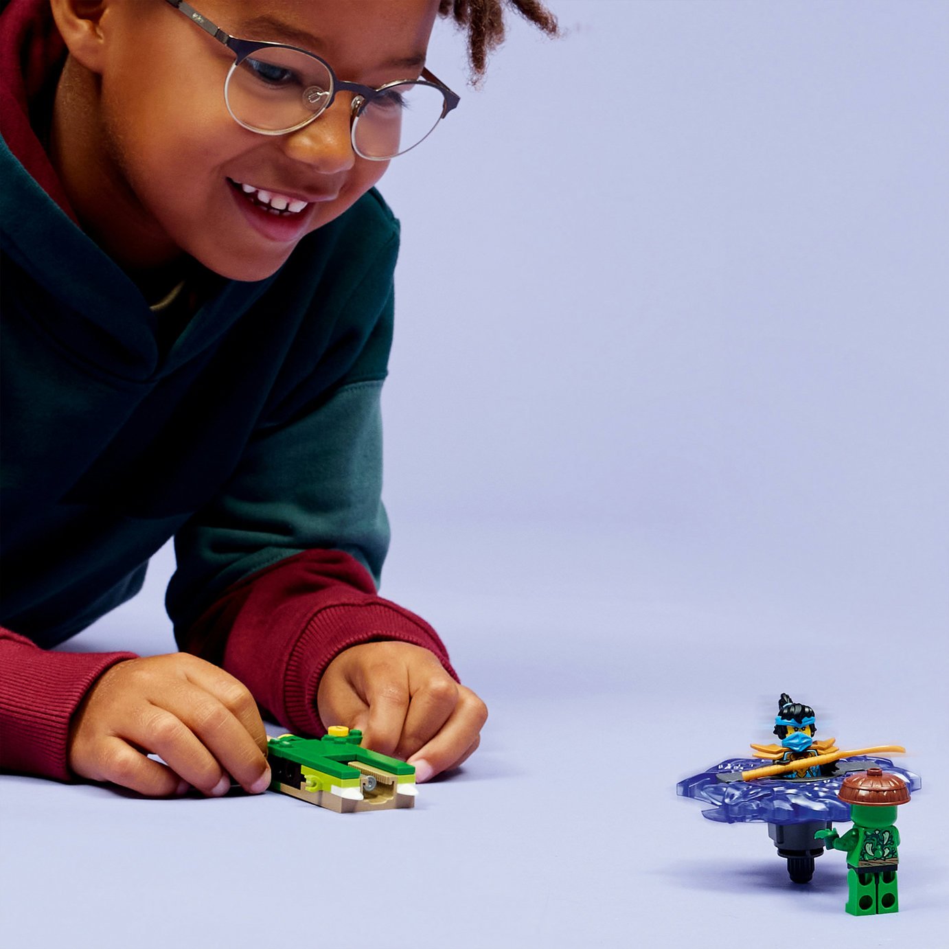 Buy LEGO NINJAGO Nya vs. Mutation Monster Spinner Toy 71849 | LEGO
