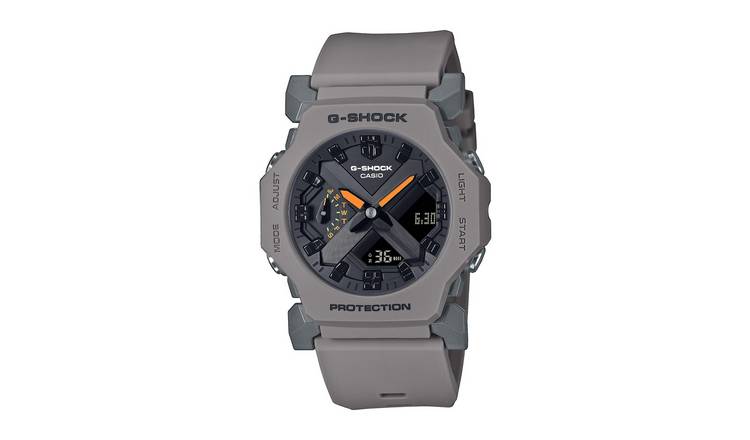 Casio G-Shock Black Dial Grey Strap Digital Analogue Watch