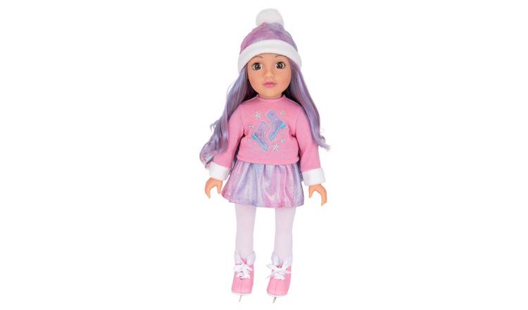 DesignaFriend Noelle Ice Skater Doll - 18 inch / 46 cm doll