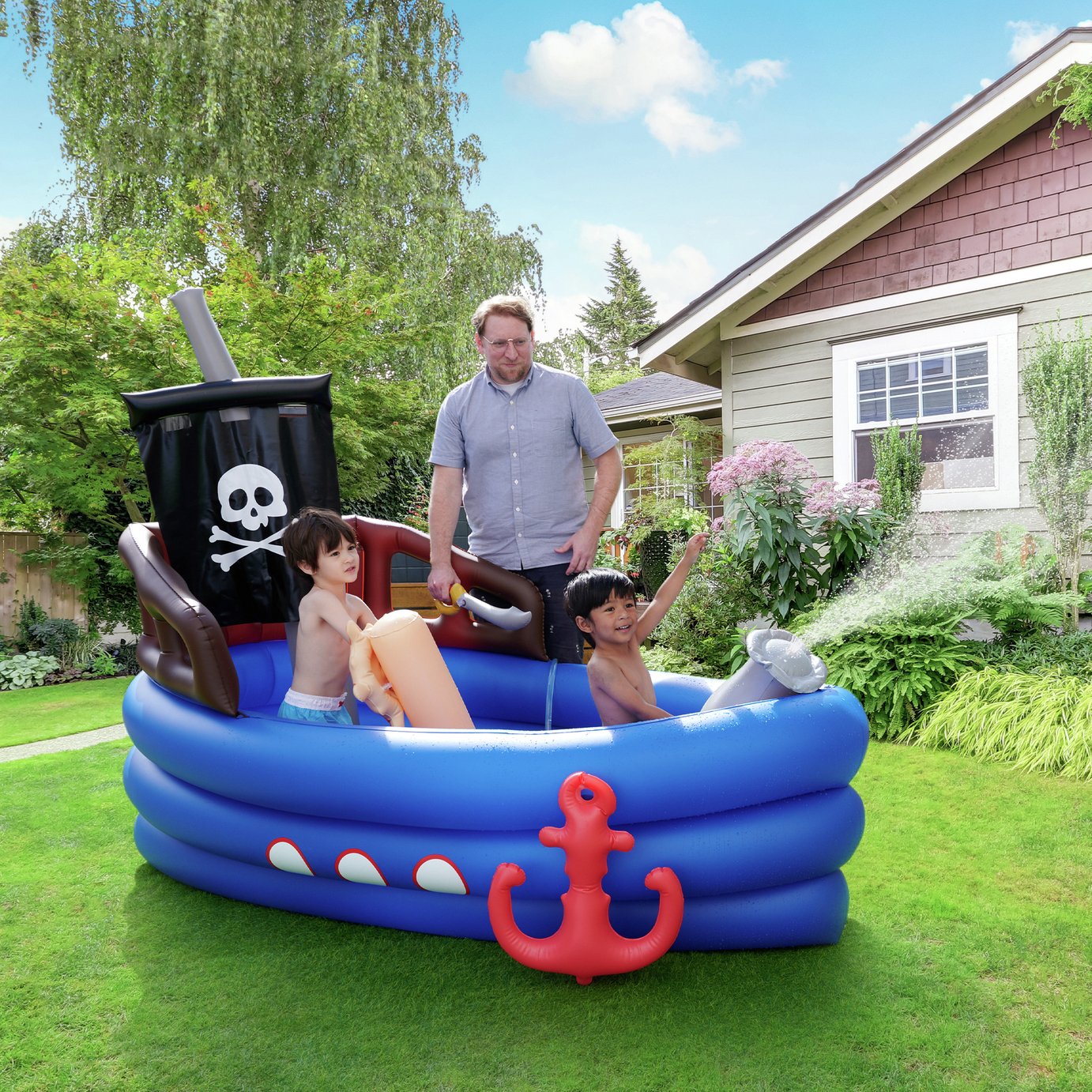 Teamson Kids 8ft Pirate Inflatable Water Play Centre Review