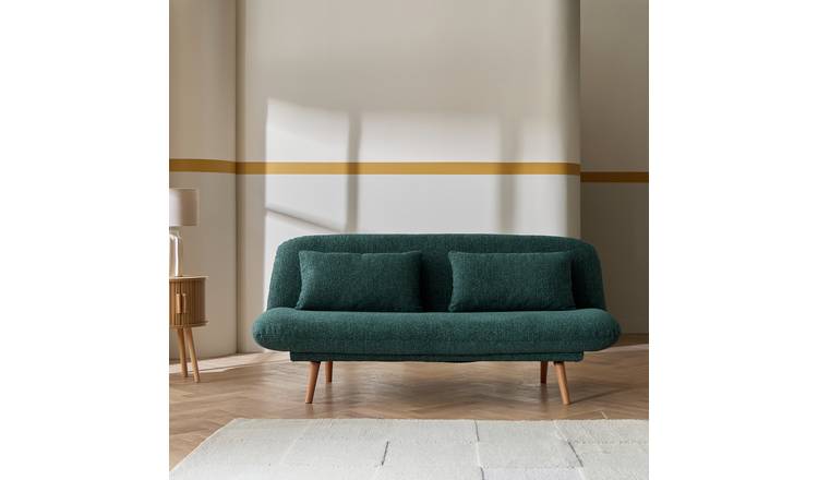 Habitat Bean Fabric Clic Clac Sofa Bed - Teal