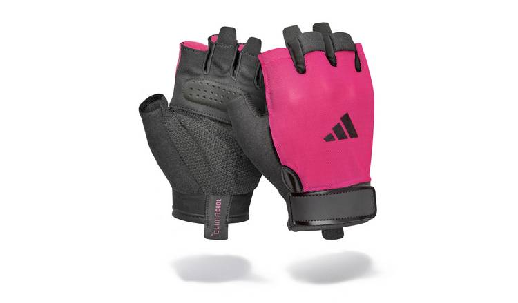 Adidas Pink Essential Training Gloves - Small