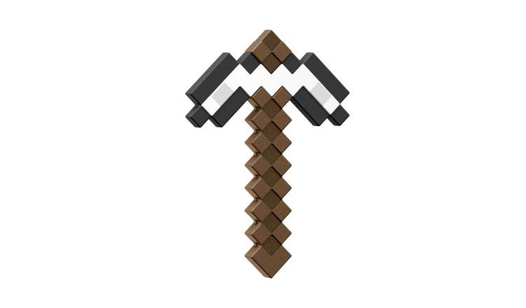 Minecraft Roleplay Toy Pixelated Iron Pickaxe