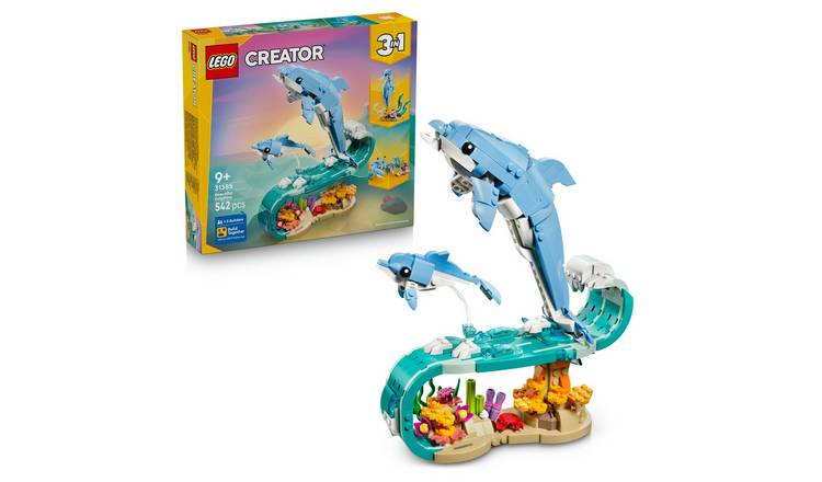 LEGO Creator 3in1 Sea Animals: Dolphins Toy 31385 PREORDER