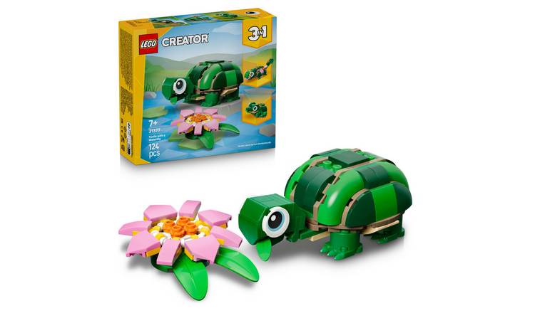LEGO Creator 3in1 Turtle with Water Lily Toy 31377 PREORDER