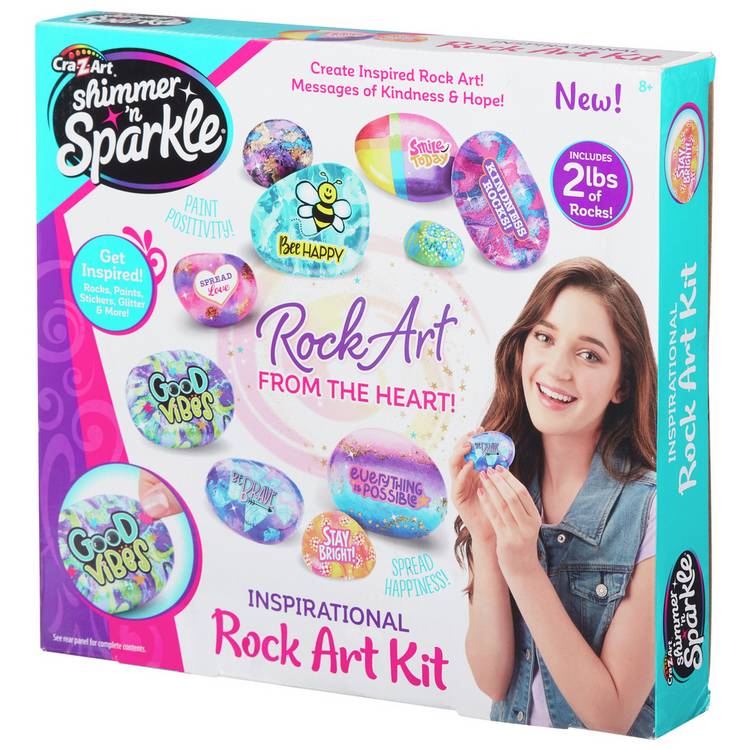 Cra-Z-ART Shimmer N Sparkle Unicorn Rock Art Set  0