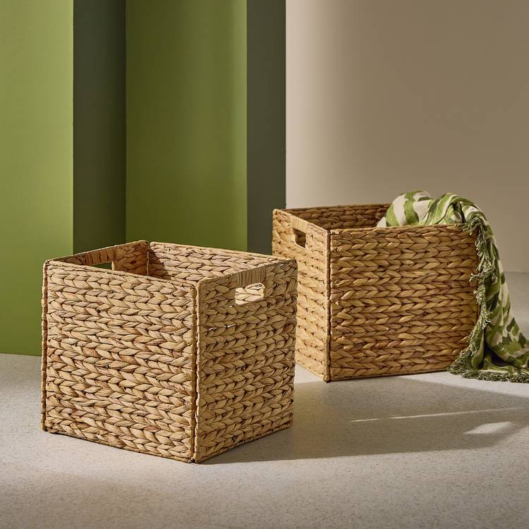 Habitat Hyacinth Set of 2 Square Plus Boxes - Natural 0