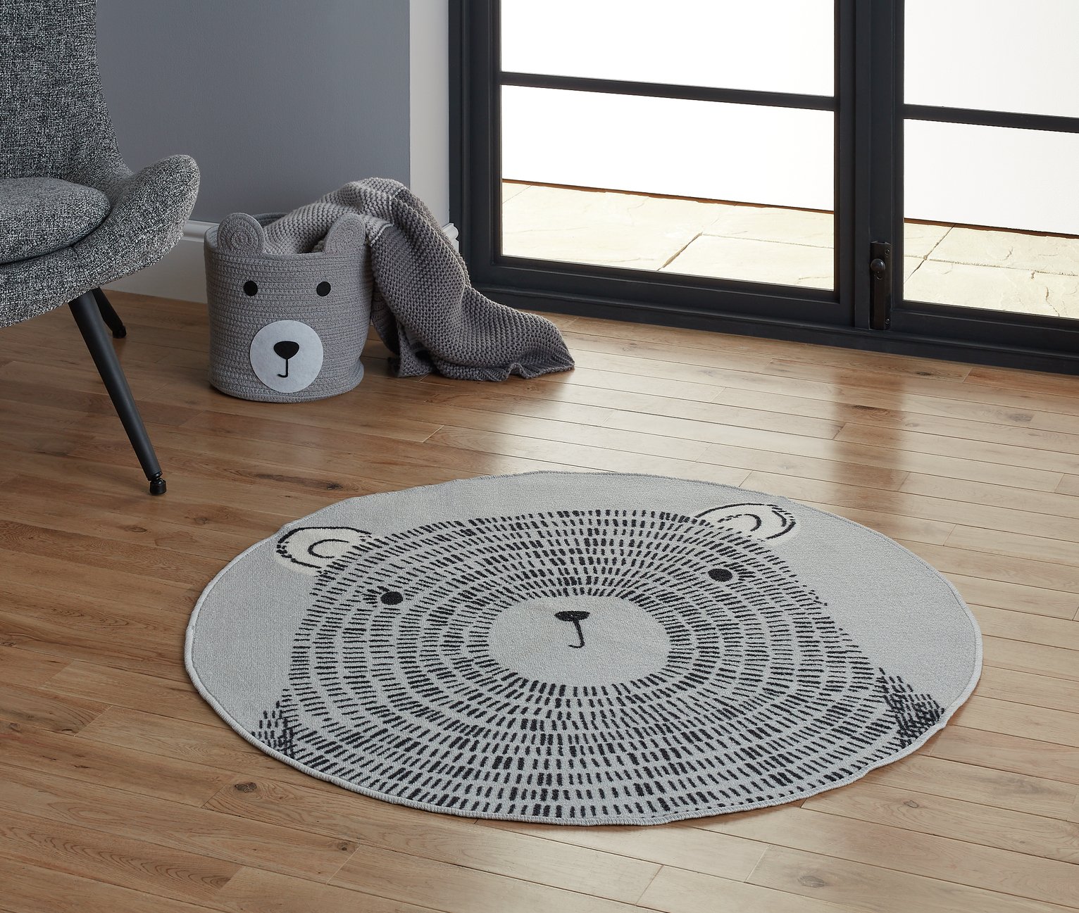 Argos Home Teddy Circle Rug Review