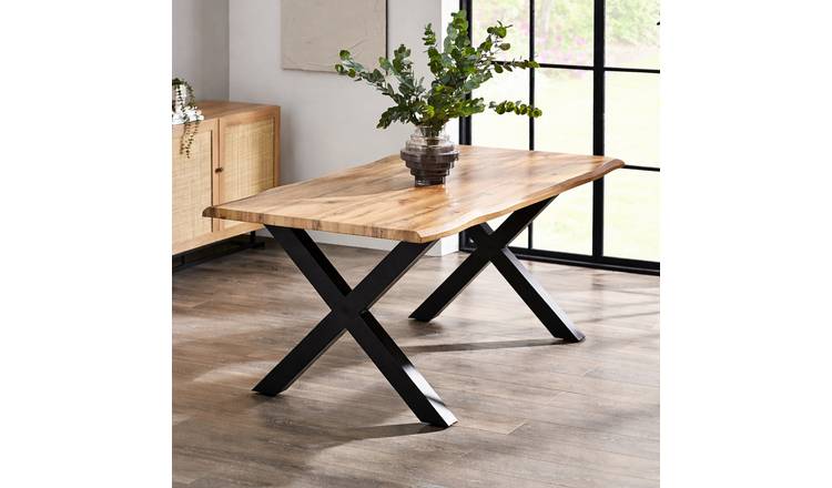 Julian Bowen Harvey 4 Seater Dining Table - Natural