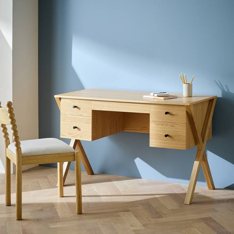 Habitat Harlene Desk - Oak 0