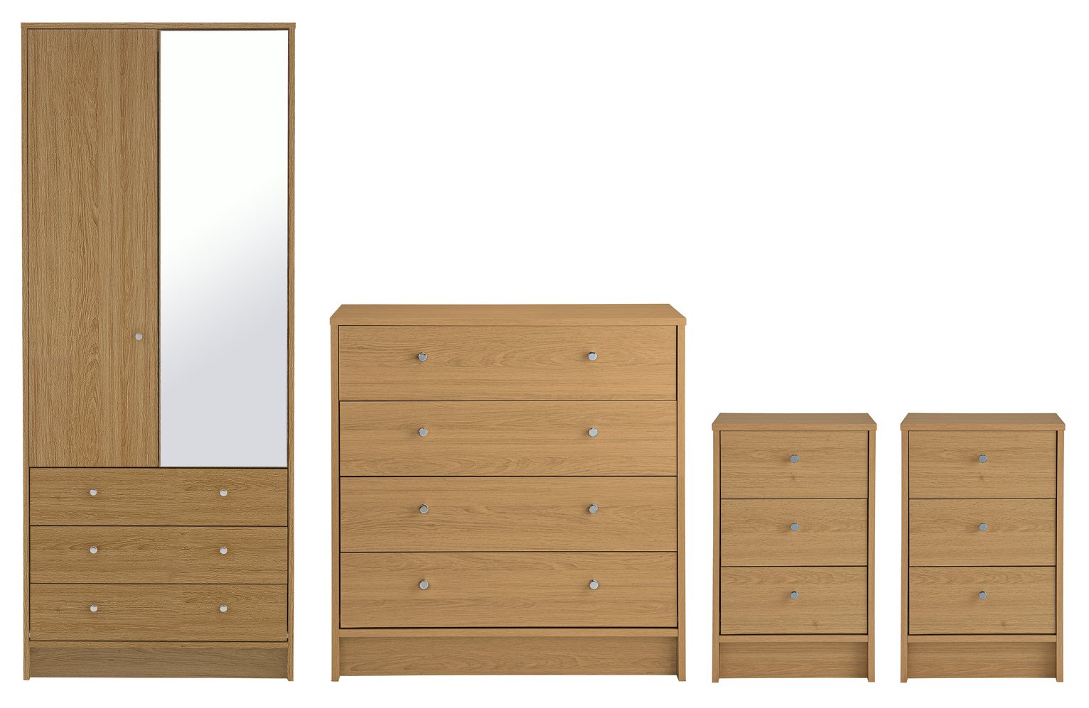 Argos Home Malibu 4 Piece 2 Door Wardrobe Set Review