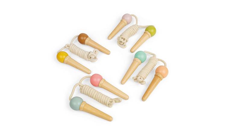 Bigjigs Toys Ice Cream Skipping Ropes (Pack of 2) - 3 Years +