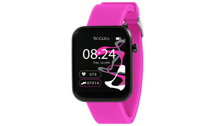 Tikkers Series 13 Bright Pink Strap Smart Watch