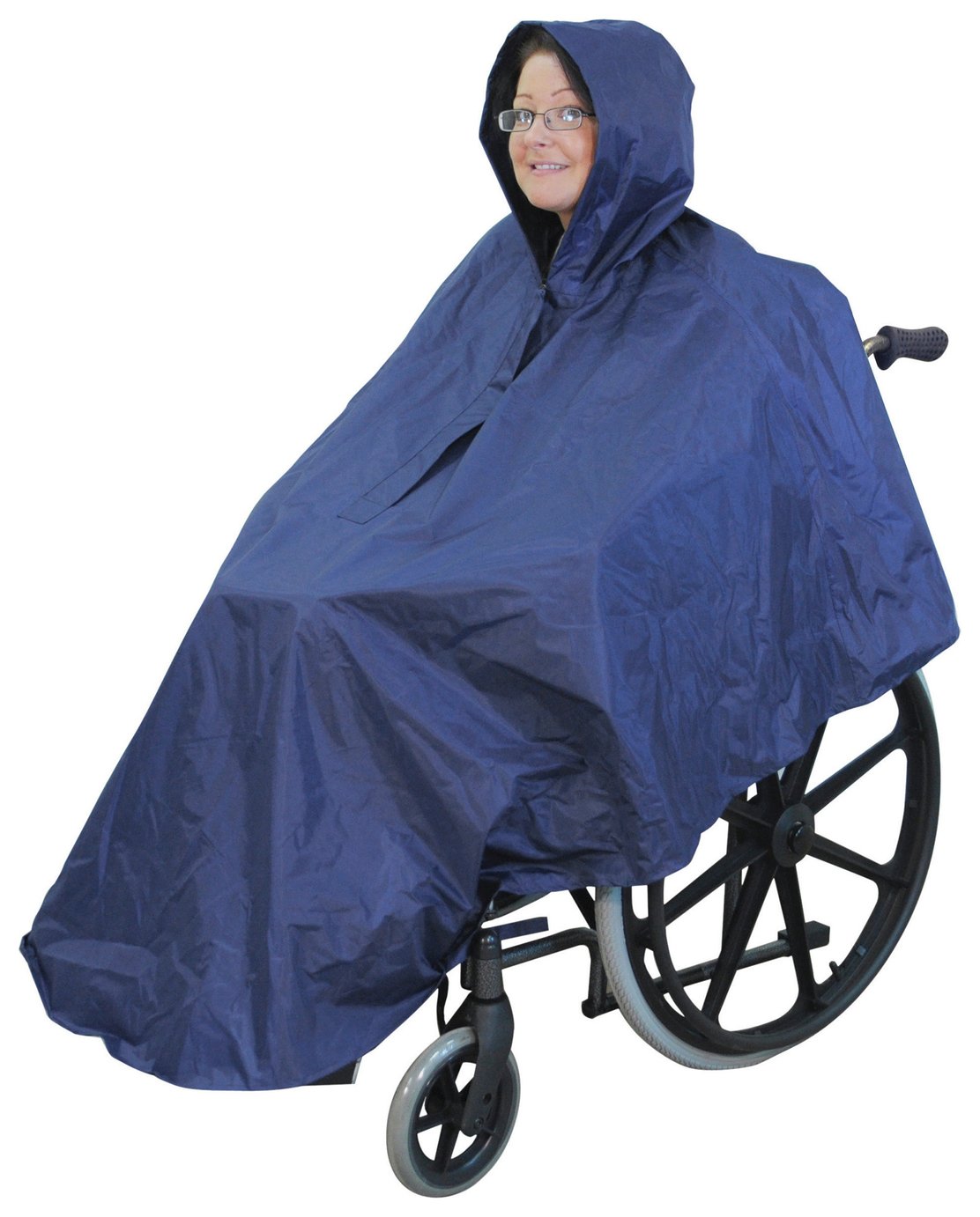 Rainproof Wheelchair Coverall - Blue