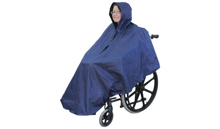 Rainproof Wheelchair Coverall - Blue