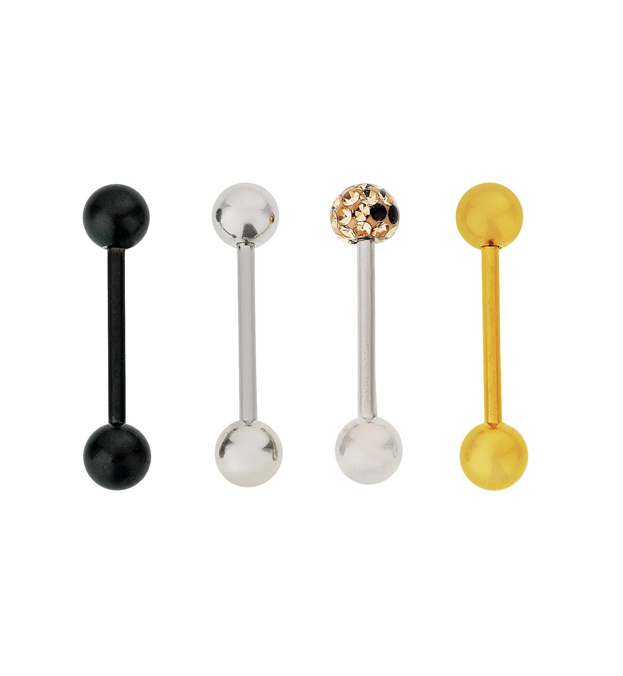 State of Mine Black & Gold Crystal Tongue Bars Reviews