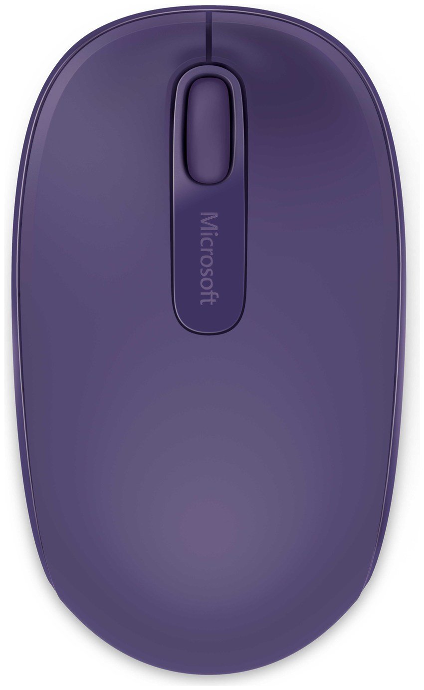 Microsoft 1850 Wireless Mobile Mouse - Purple