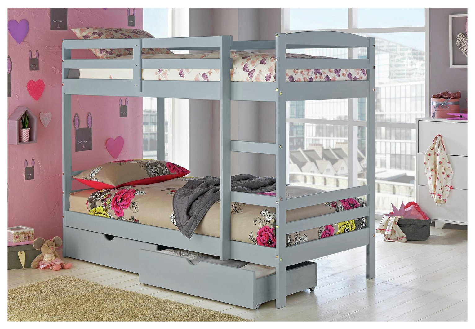 argos white wooden bunk beds